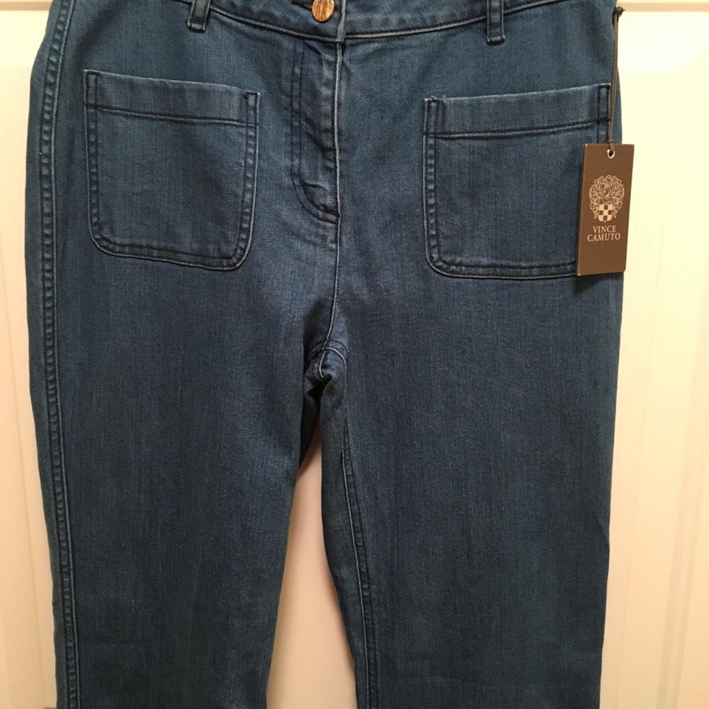 Vince Camuto blue boot cut Jean Pants size 4 - Picture 3 of 10